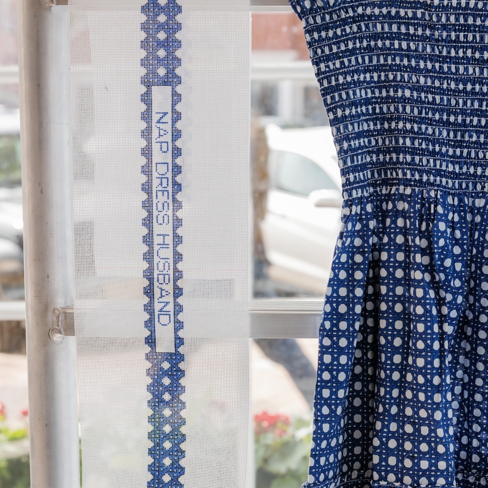 Hill House Home The Hill House x Erica Wilson Nap Dress Husband Belt Canvas - Na